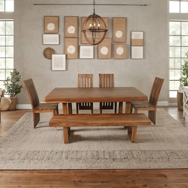 Sahara 6 Piece Dining Set