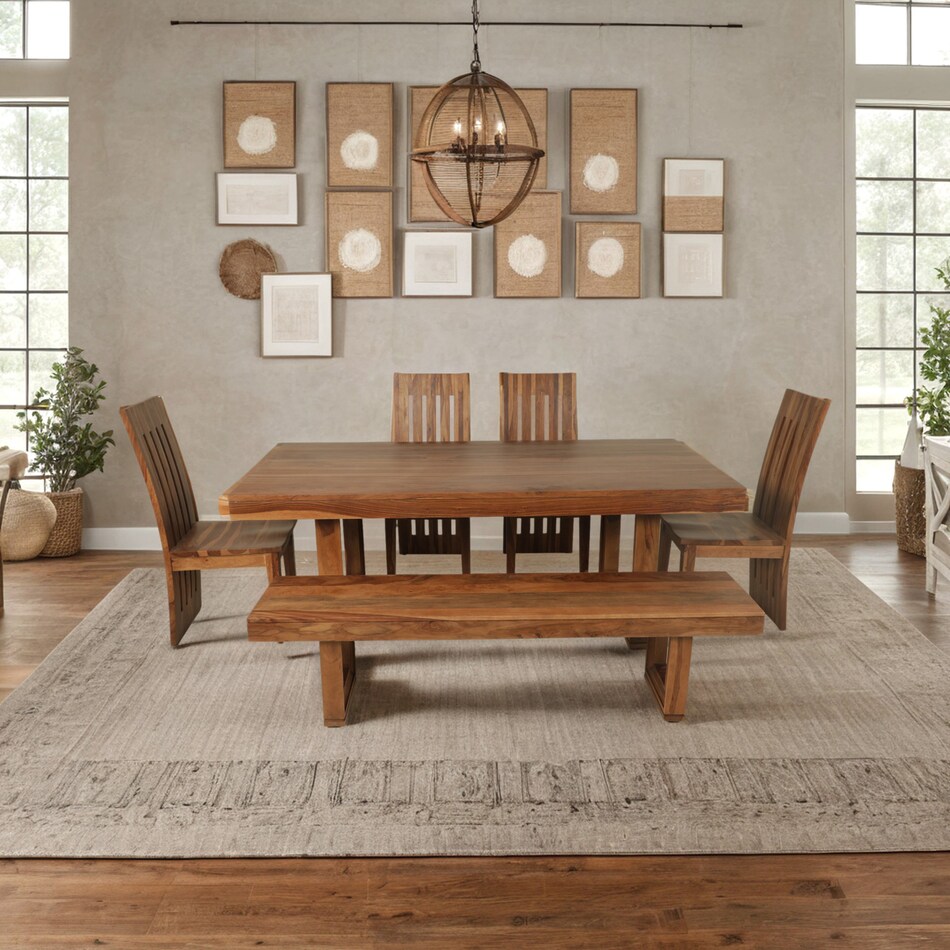  brown dining room   