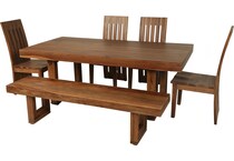  brown dining room   