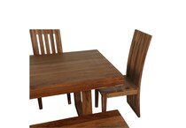  brown dining room   