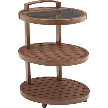 Harbor Isle Outdoor Three Tier Table