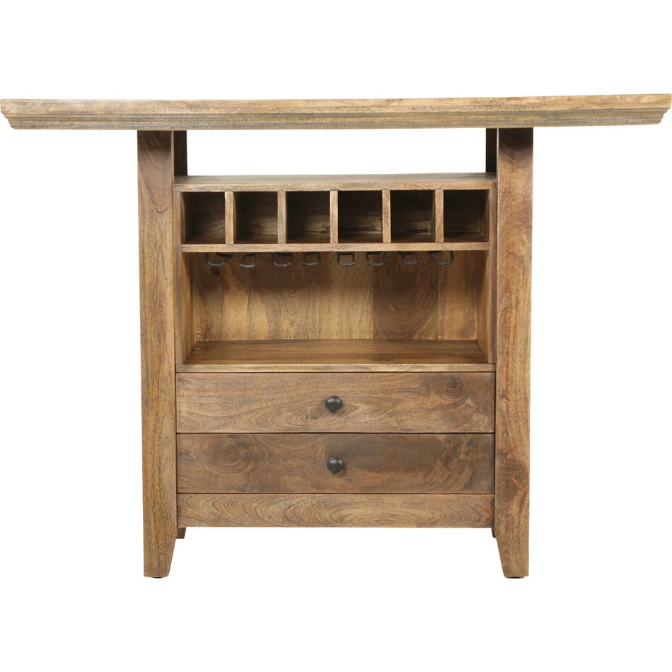  brown pub   bar units   stools   
