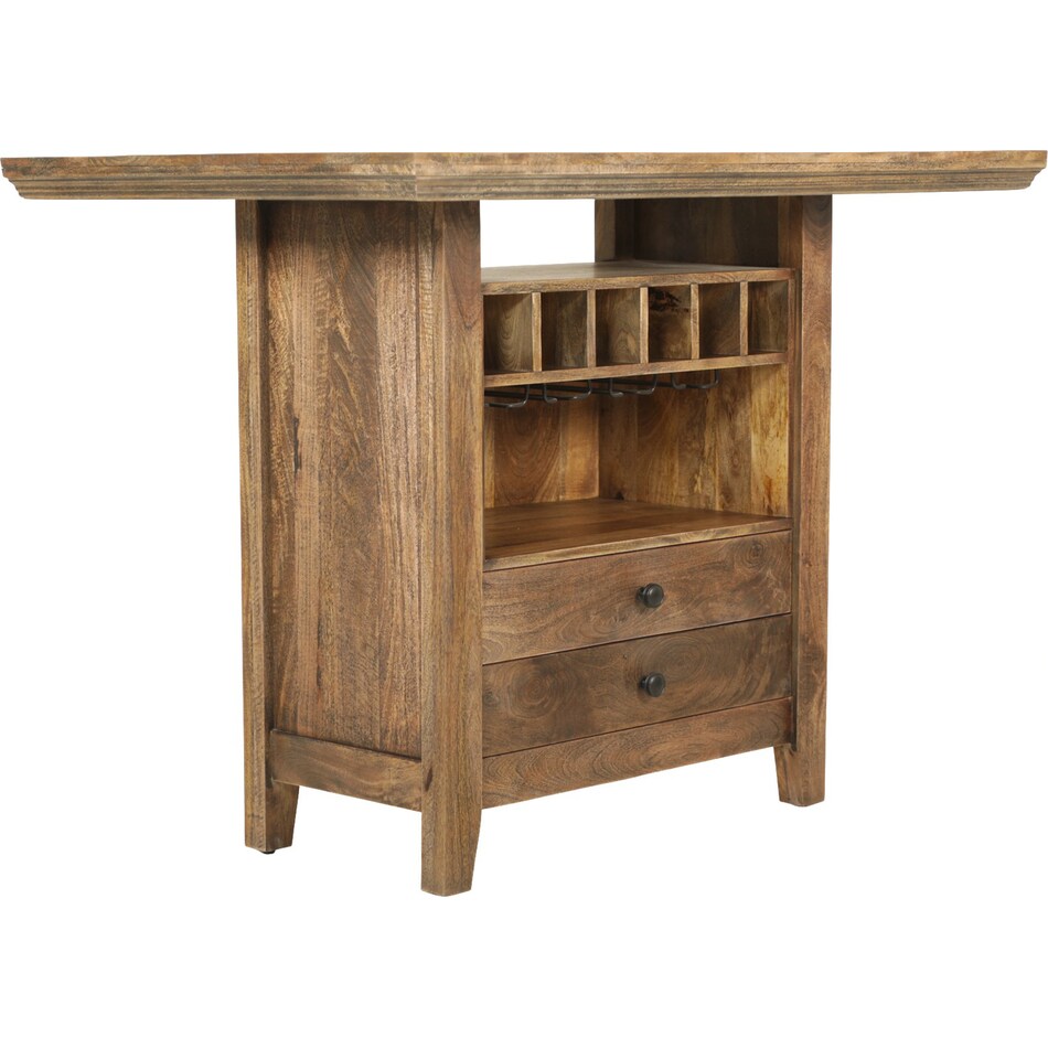  brown pub   bar units   stools   