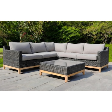 Manhattan 3 Piece Outdoor Sectional