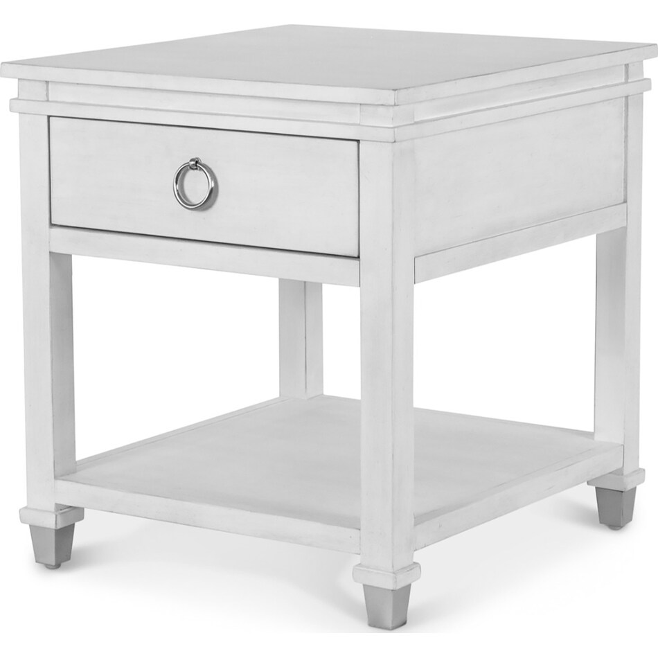  white occasional tables all   