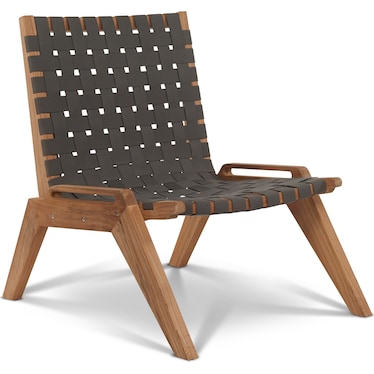 Draper Outdoor Teak Woven chair