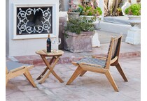 Draper Outdoor Teak Woven chair