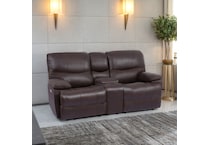  brown loveseat   