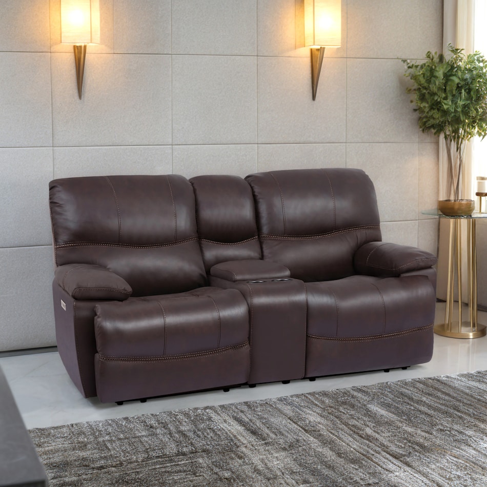  brown loveseat   