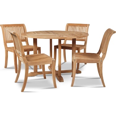 Curtis 5 Piece Outdoor Table & Chairs