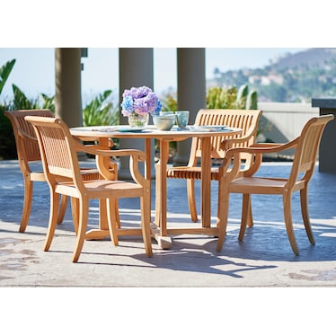 Curtis 5 Piece Outdoor Table & Chairs