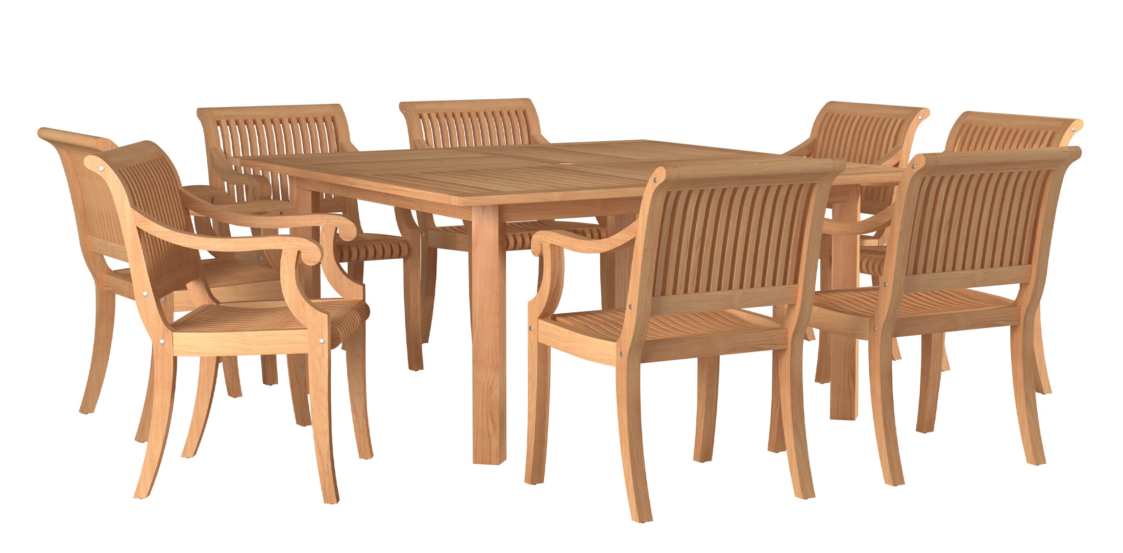 Hamilton 9 Piece Outdoor Teak Set