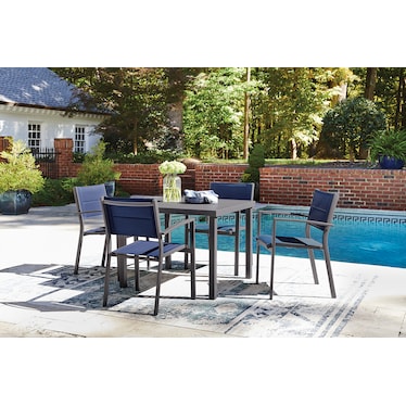 Point Bonita 5 Piece Outdoor Dining Set