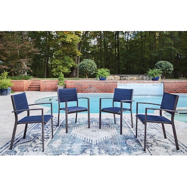 Point Bonita Outdoor Arm Chairs/4