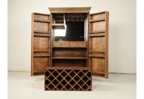  brown pub   bar units   stools   