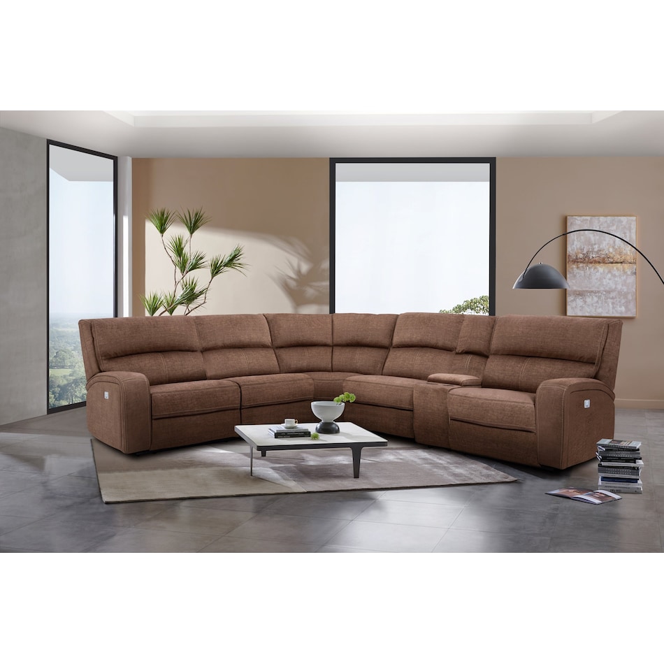 Power Reclining Sectional Couch