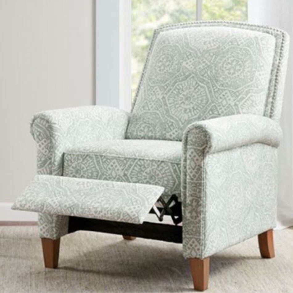  blue recliner   