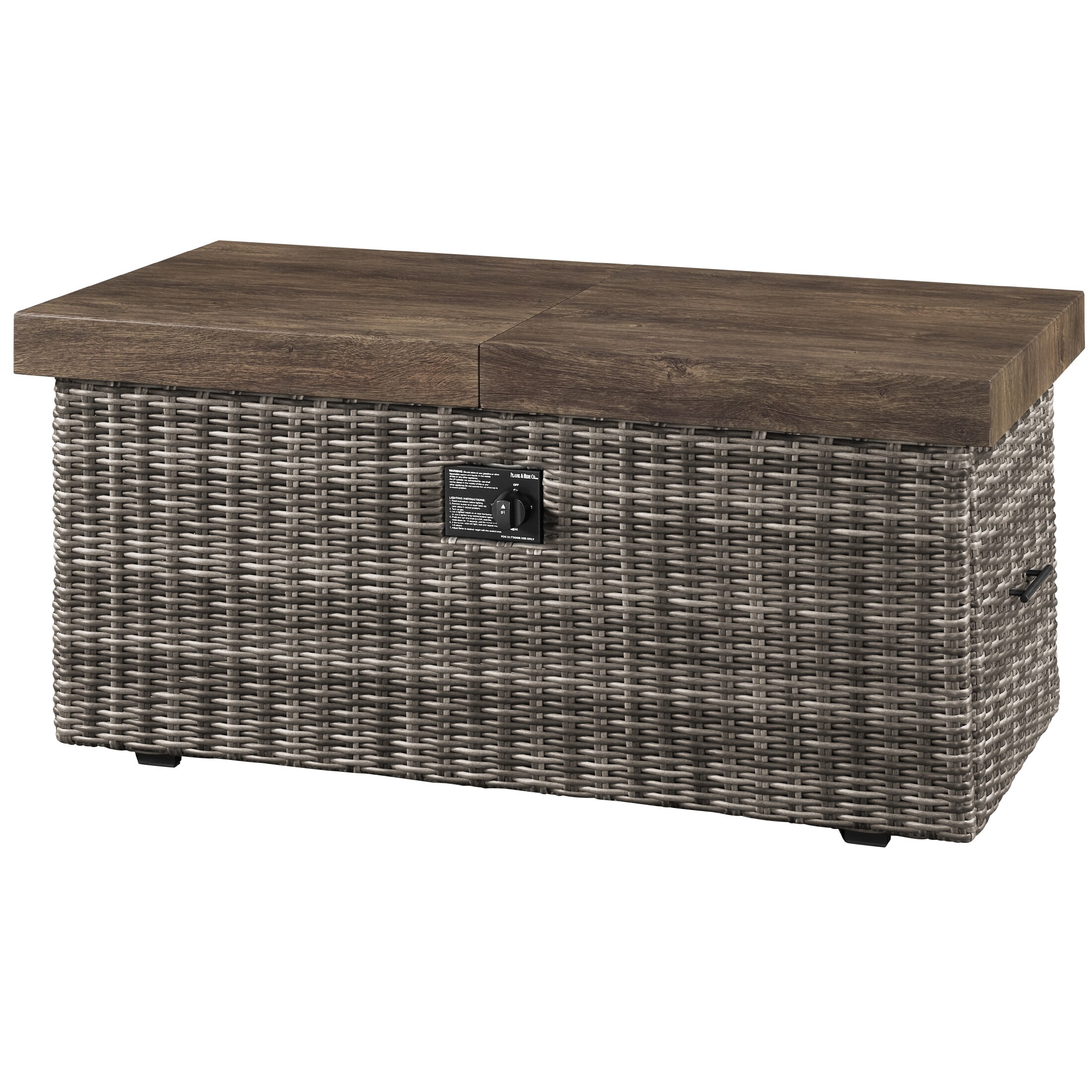 Honolulu Outdoor Fire Pit With Cover