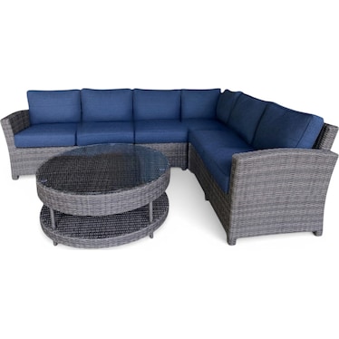 Essex 5 Piece Outdoor Sectional