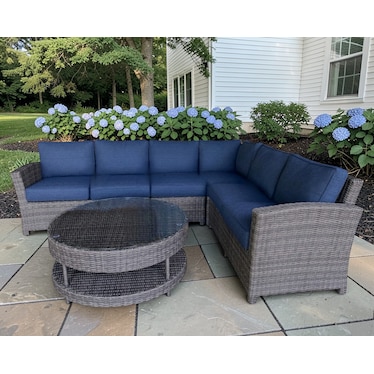 Essex 5 Piece Outdoor Sectional