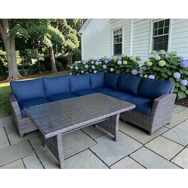 Essex 5 Piece Outdoor Banquette
