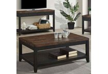  brown occasional tables all   