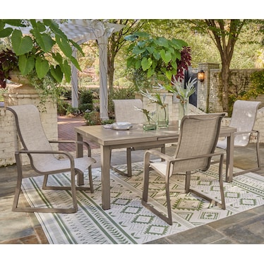 Beach Front 5 Piece Outdoor Table & Chairs