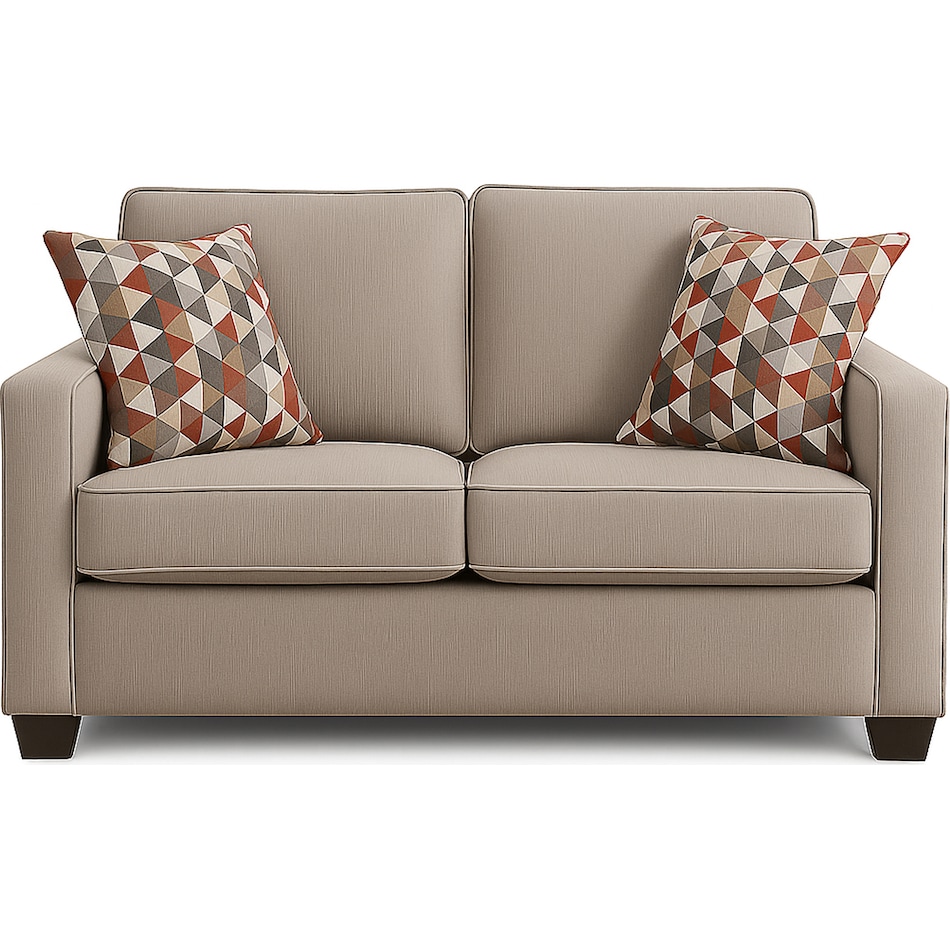 cl brown loveseat cl  