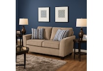 cl brown loveseat cl  