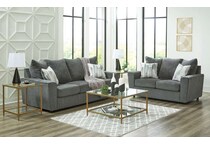 cl gray loveseat cl  