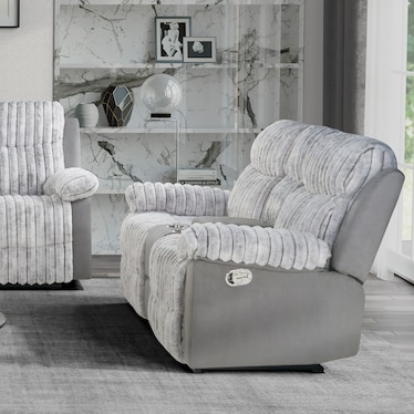 Raksha Reclining Console Loveseat