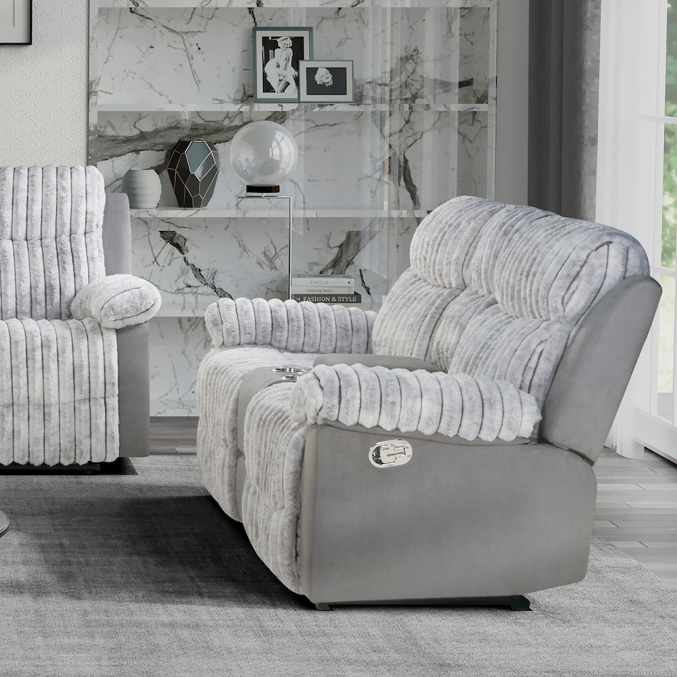 cl gray loveseat cl  