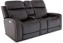  brown loveseat   