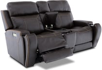  brown loveseat   