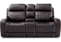  brown loveseat   