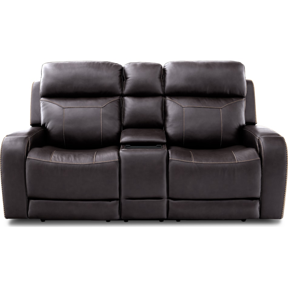  brown loveseat   