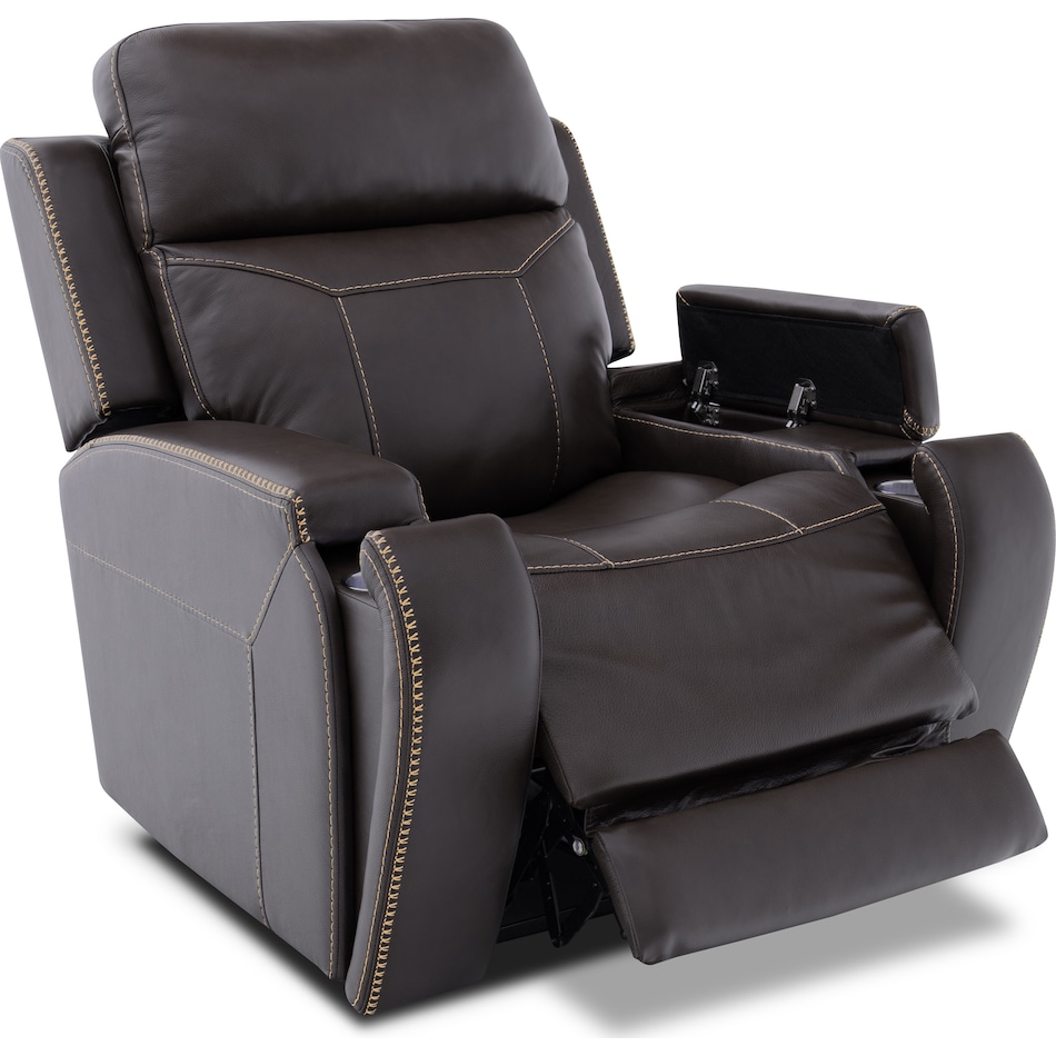  brown recliner   