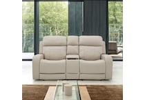  white loveseat   