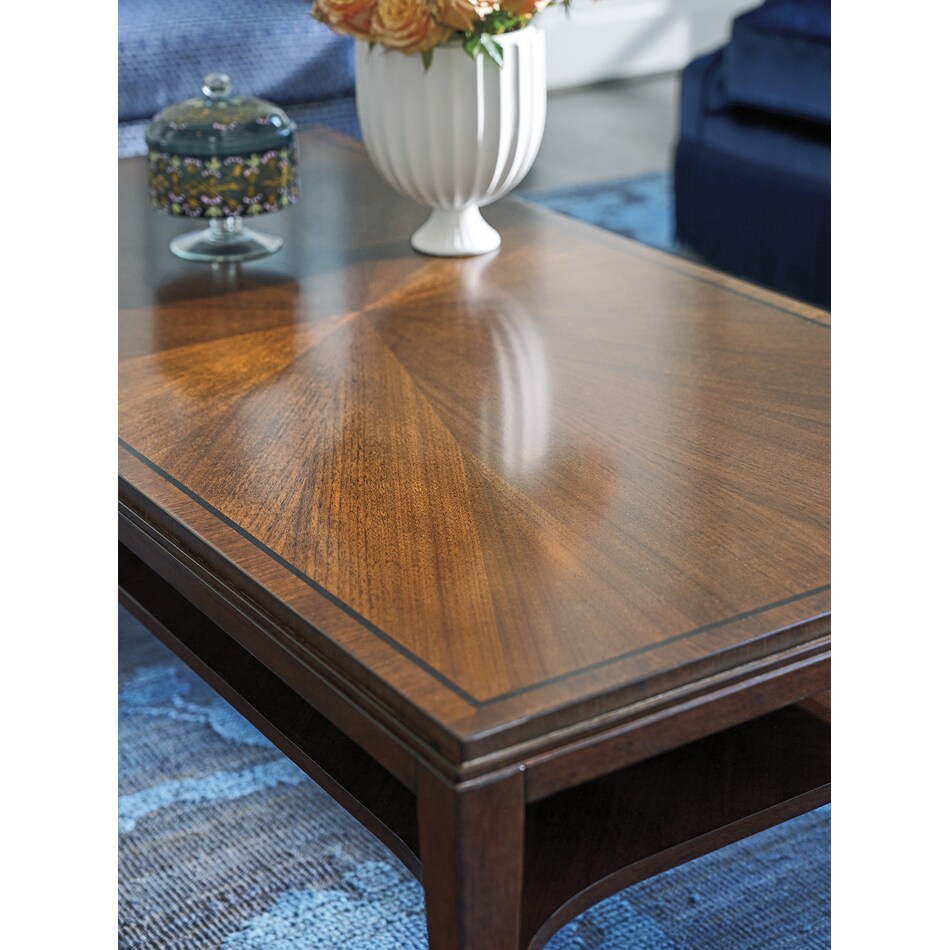  brown occasional tables all   