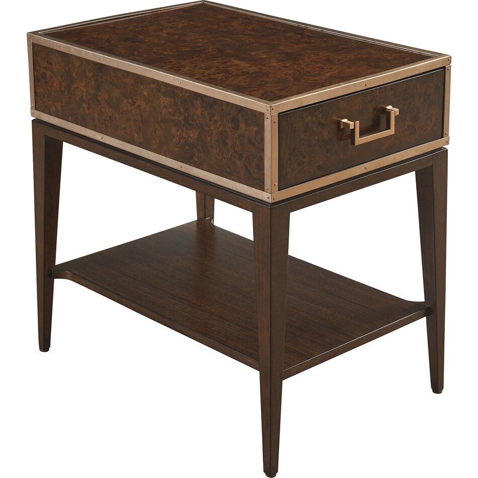  brown occasional tables all   