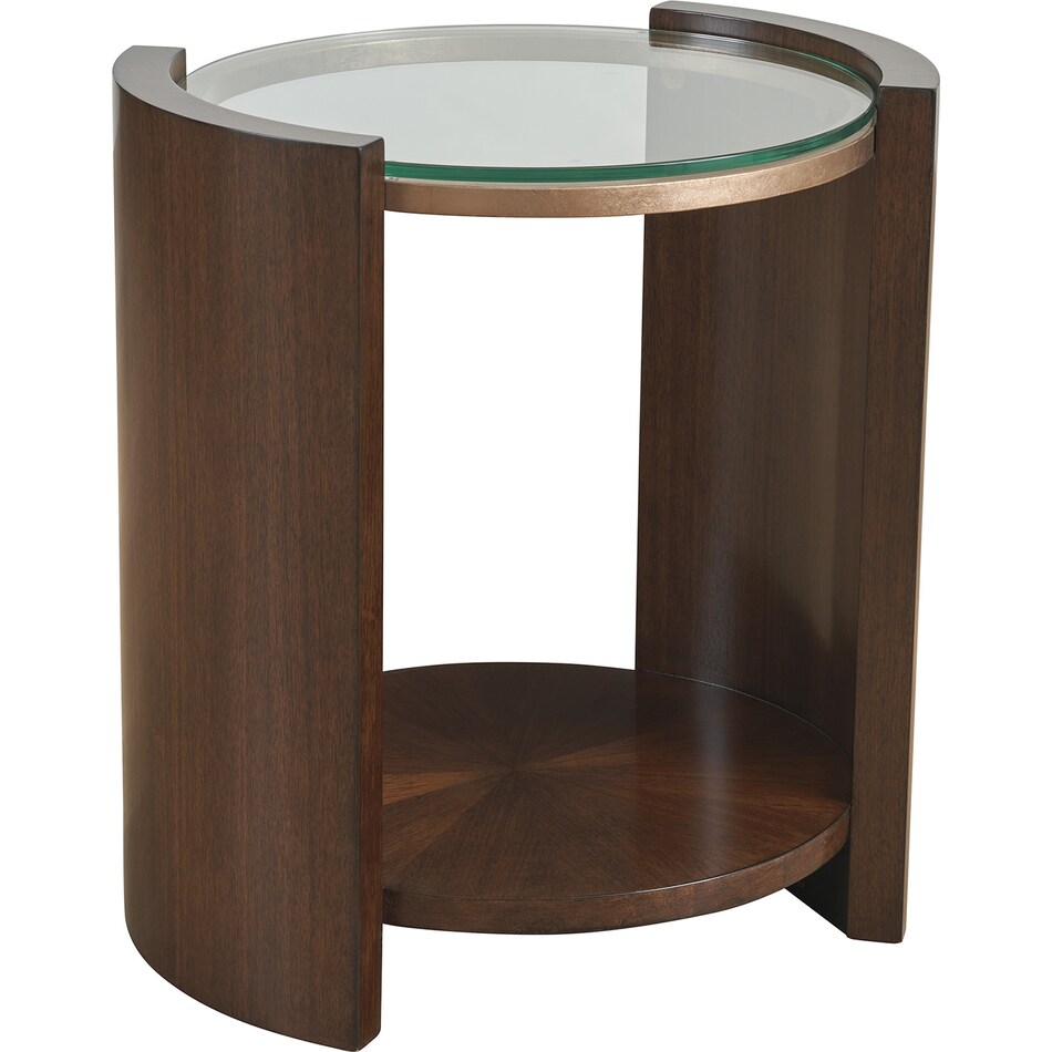  brown occasional tables all   