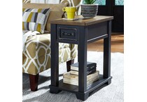  two tone occasional tables all   