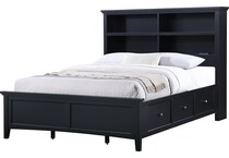  black master bedroom   