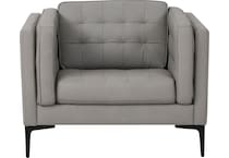  gray leather   