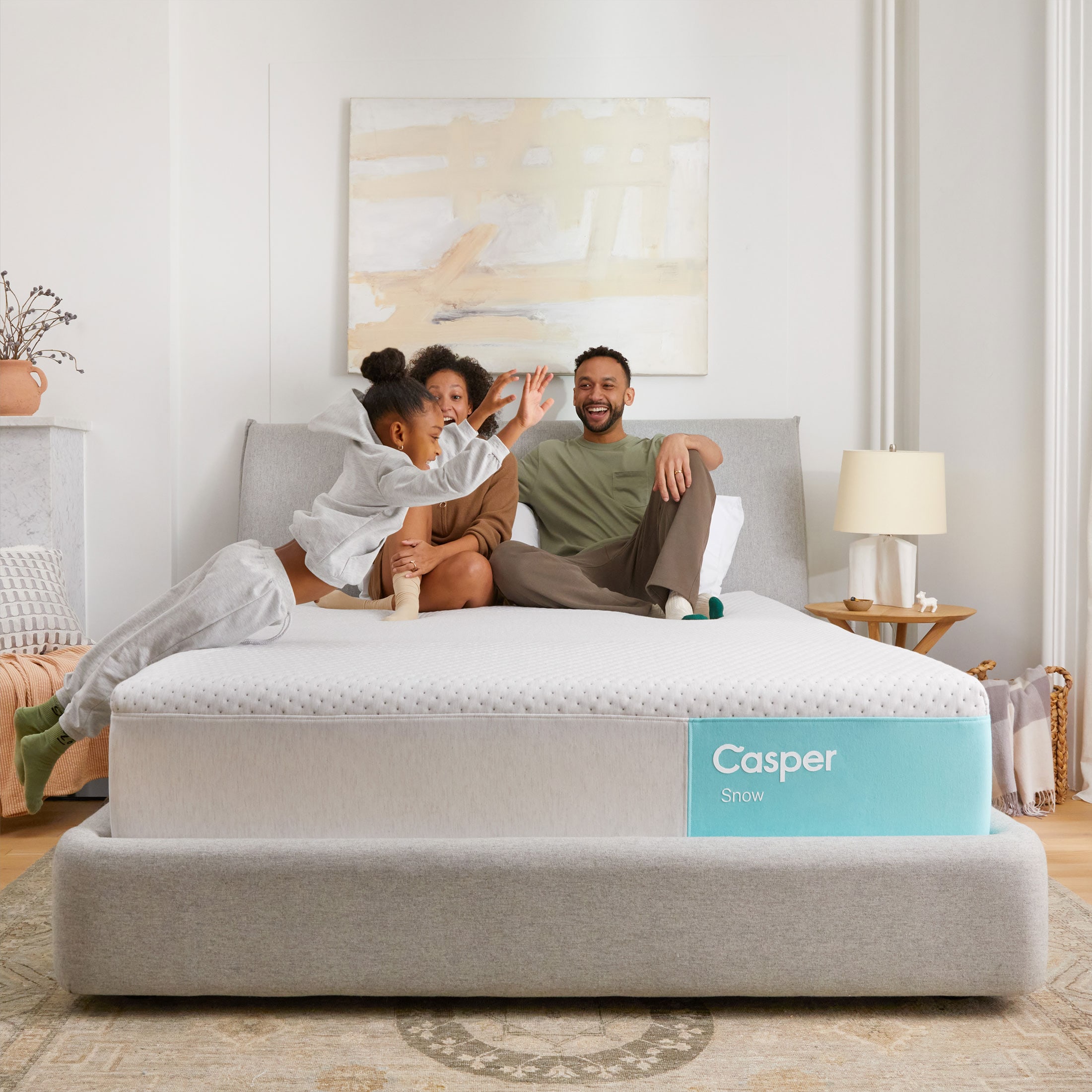 Casper Snow Medium Cal King Mattress  2024