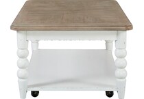  white occasional tables all   
