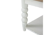  white occasional tables all   