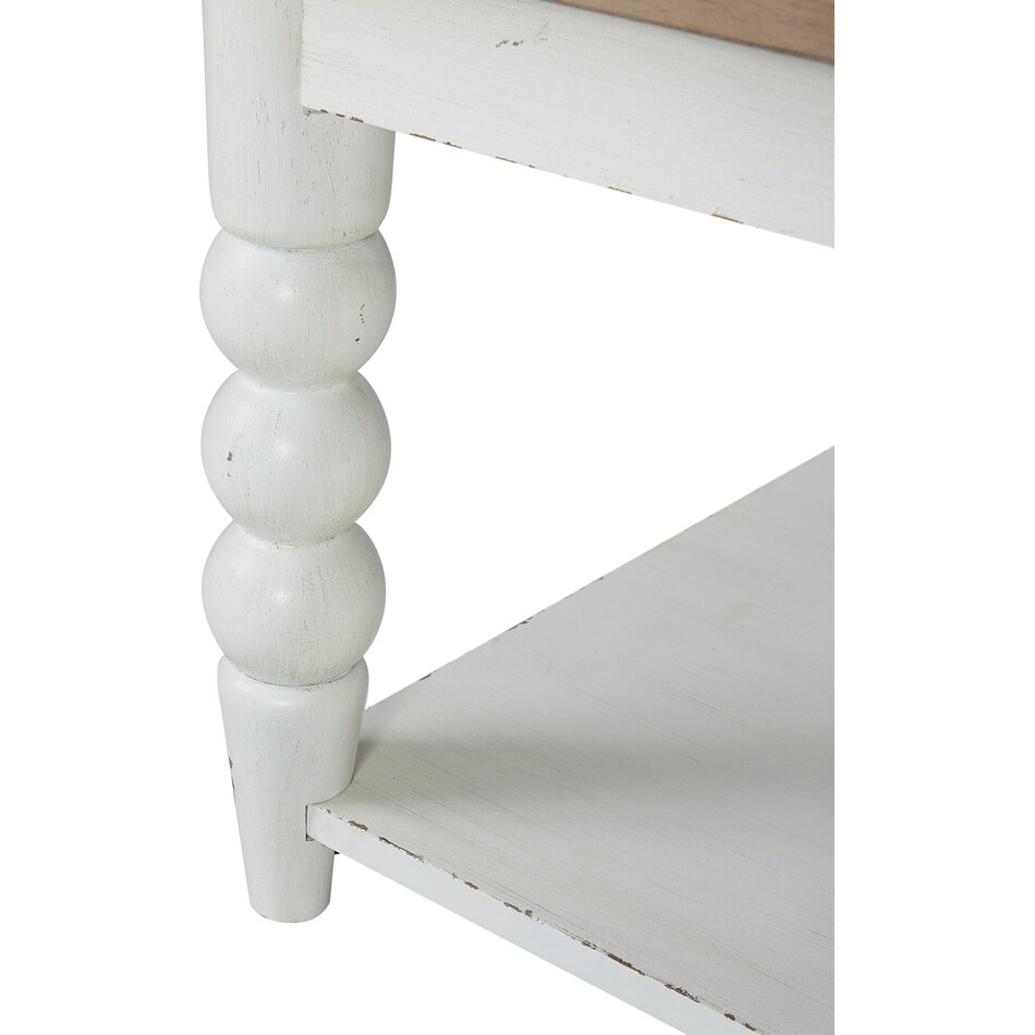  white occasional tables all   