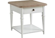  white occasional tables all   