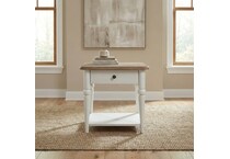  white occasional tables all   